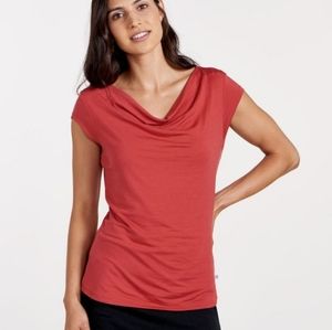 Toad&Co cowl neck tee